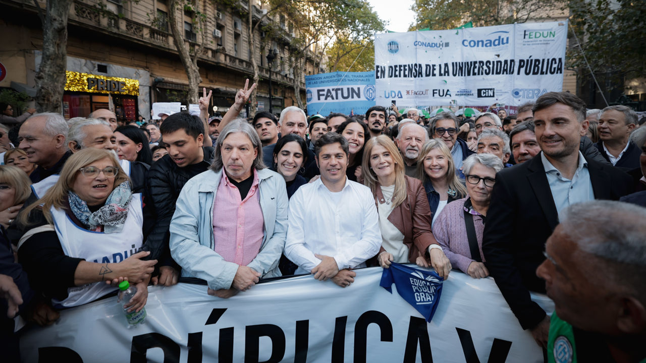 KICILLOF PARTICIPÓ DE LA MARCHA FEDERAL UNIVERSITARIA