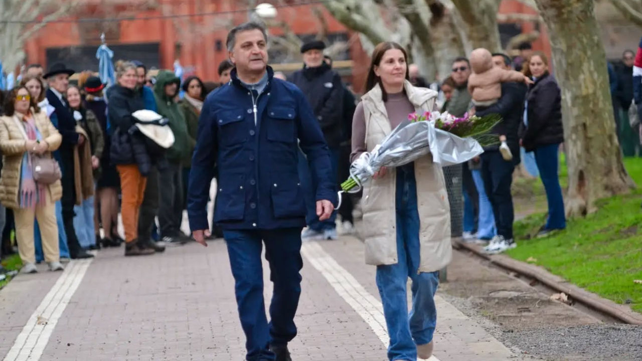 LUIS MARIANO MARTÍN ENCABEZÓ EL HOMENAJE A SAN MARTÍN 