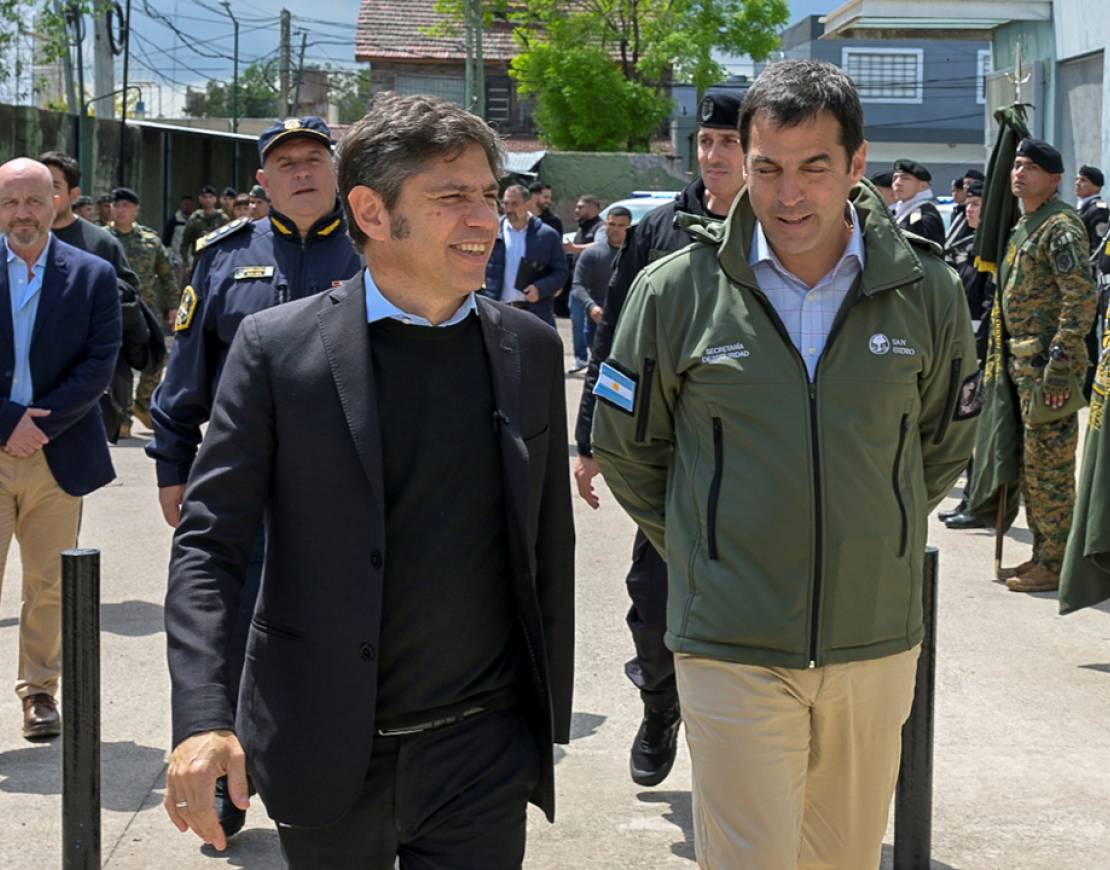 AXEL KICILLOF RECORRIÓ LA NUEVA BASE DE LA UTOI EN SAN ISIDRO